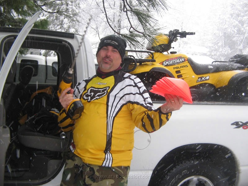 15. Larry...I'm prepared for ICE LAKE RACING! Cones and a Bad Ass Drill..jpg