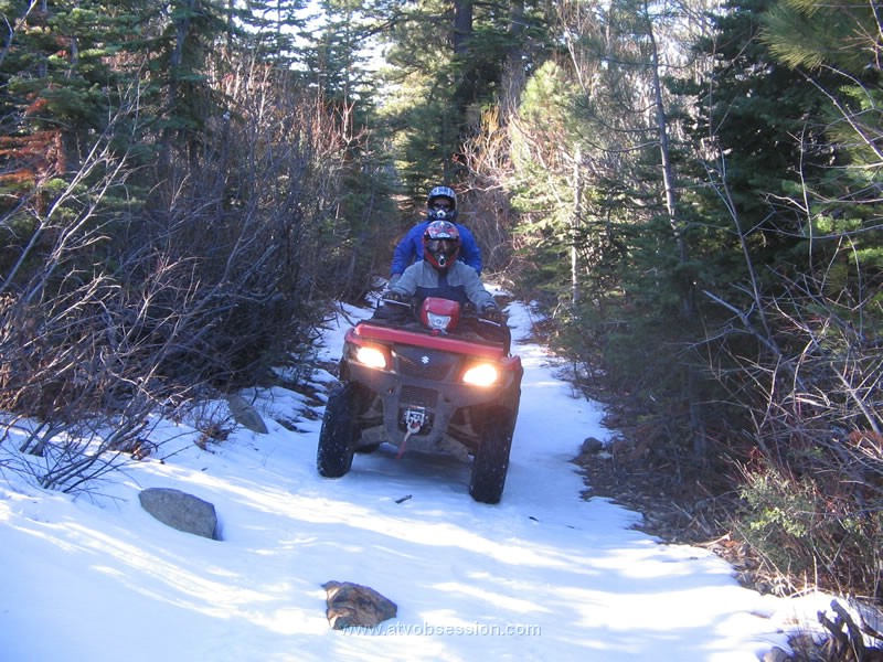 006. Larry and Dusty as we hit snow on our climb up Signal Peak..jpg
