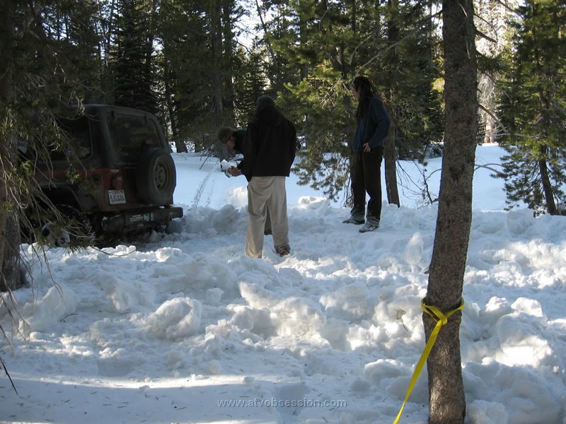 34. These guys caused the ruts...the guy in tan...has SANDALS ON!! When we left at dusk...they still weren't back out..jpg