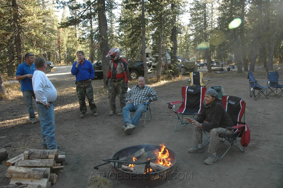 124. We get the fire going, and shoot the BS..jpg