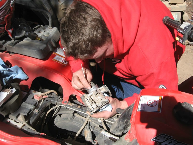 19. The throttle body is filled with crap from the K&N filter..jpg