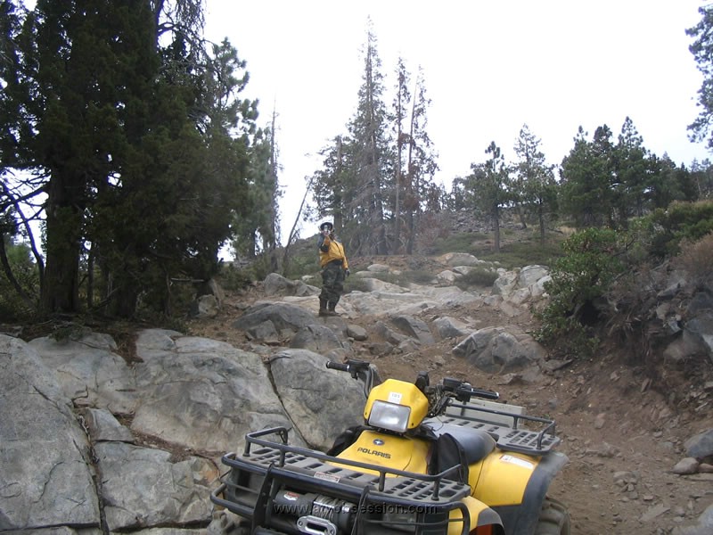 026. Ken takes a photo of Jack on Winch Hill 5..jpg
