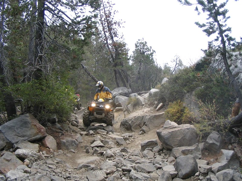 048. Ken works his way down to the mine equipment..jpg