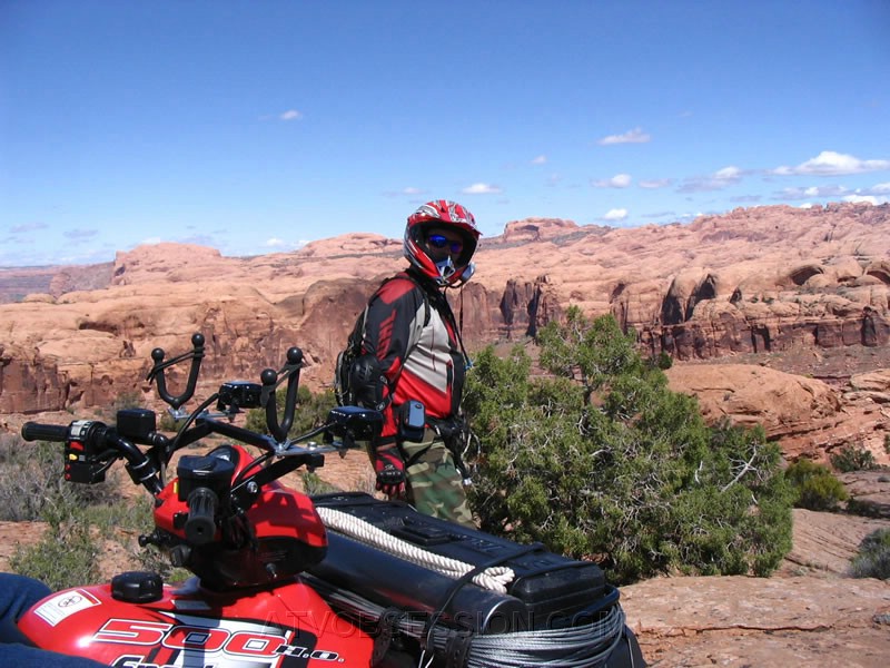 123. Ken with all gear and Steve's bike..jpg