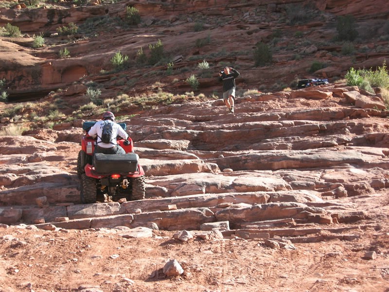 229. Larry going back up the last stair step..jpg