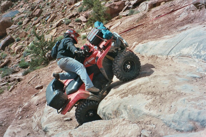 066. Larry tries his luck on the hardest route..jpg