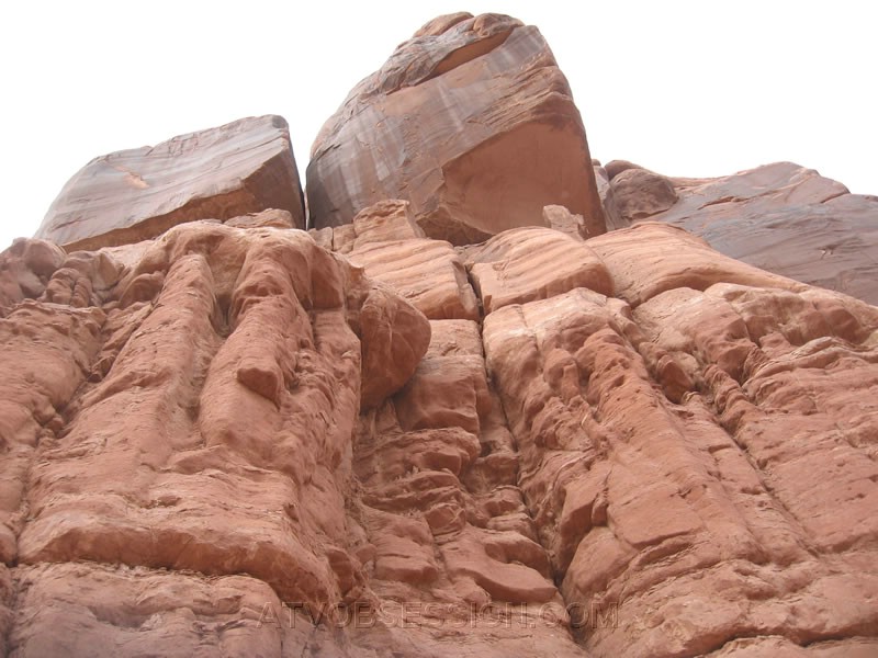 096. Ken rides up to the bottom of the towers..jpg