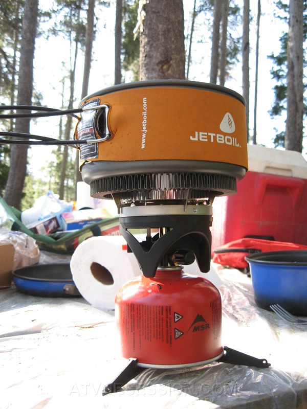 185. Back at camp, we ran out of water, so we had to boil fresh water with Jet Boil..jpg