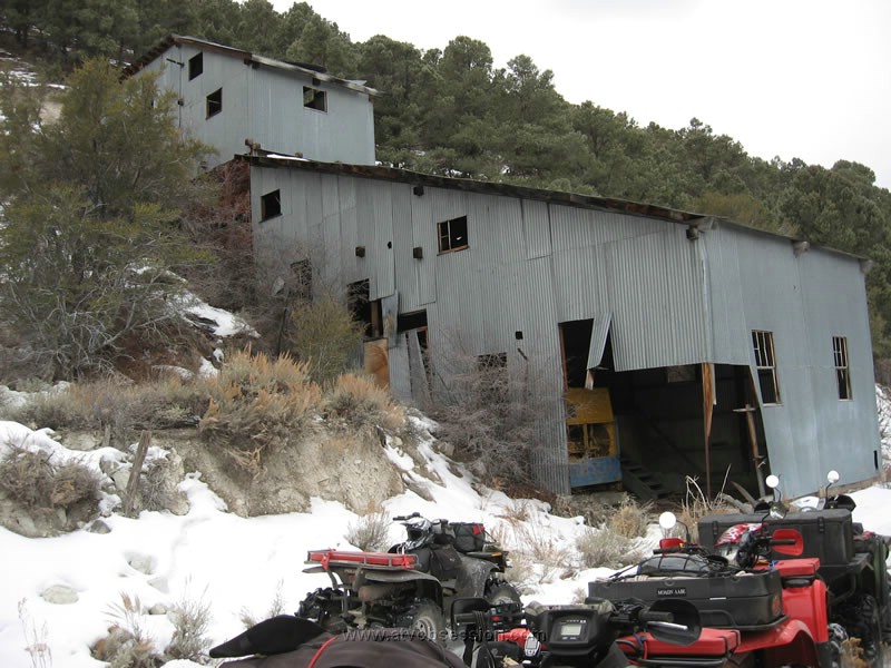 167. Everyone except Bob and I pile into this ore separation building..jpg