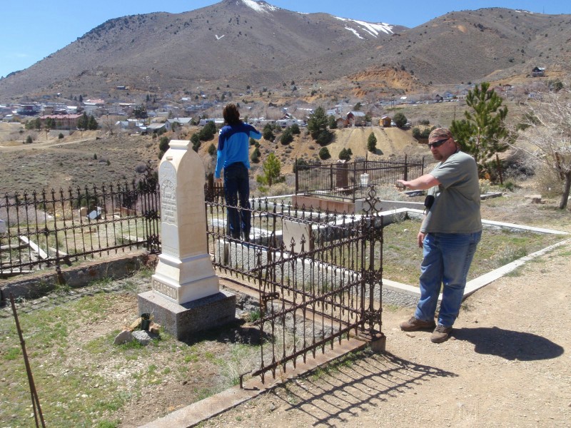 43. Kendo and Scott at the cemetary..jpg